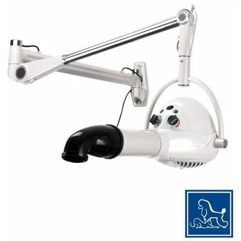 CHADOG Sechoir Mural Blanc 1800 W Mistral Sur Bras Articule, Variateur Remplace A0831