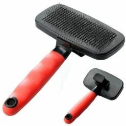 Ferplast GRO 5956 Brosse Avec Carde Pour Chiens à Poils Moyens Et Longs. Variante GRO 5956 - Mesures: 12.5 X H 19 Cm -