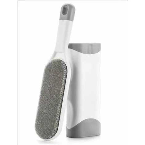 BETTERLIFE Brosse Anti Poils Animaux Chat & Chien - Brosse De Nettoyage Magique Réutilisable Enlève Poils - Brosse Poil Animaux Magique Chien & Chat De Nettoyage(vêtements/canapé/Voiture/lit), Grise