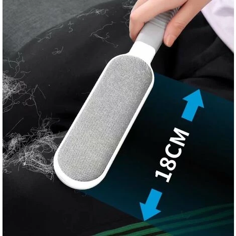 BETTERLIFE Brosse Anti Poils Animaux Chat & Chien - Brosse De Nettoyage Magique Réutilisable Enlève Poils - Brosse Poil Animaux Magique Chien & Chat De Nettoyage(vêtements/canapé/Voiture/lit), Grise – Image 5