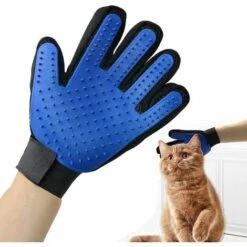 THSINDE Gants Pour Animaux De Compagnie, Gel De Silice, Massage De Bain De Chat, élimination Des Poils Flottants, Peignage De Produits De Nettoyage, Rose Rouge