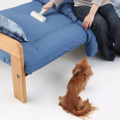 THSINDE Brosse Anti Poils Animaux Chat Chien, Brosse Ramasse Enlève Poils, Magique Réutilisable Pour Poils, Rouleau à Poils D'animaux, Épilateur(vêtements/canapé/Voiture/lit/Tapis)(1pcs) – Image 2