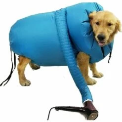 BETTERLIFE Sacs De Séchage Portables Pour Chiens, Salle De Sèche-Cheveux De Toilettage Pour Chiots Sèche-Cheveux Silencieux À 360 ° Pour Poils D'animaux Pour Les Voyages À La Plage,M