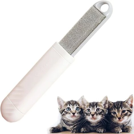 DEVENIRRICHE Alpaca Brosse Anti-Poil Animaux - Elimine Poils Et Peluches Chiens Et Chats - Autonettoyante Et Réutilisable - Double Face - Efficace Sur Vêtement, Canapé, Voiture, Lit - Ergonomique