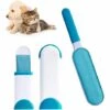 ECHOO Épilateur Pour Animaux De Compagnie - Brosse à Peluches/Éliminateur De Poils Pour Chiens Et Chats Avec Base Autonettoyante - Outil Efficace D'épilation Des Animaux à Double Face - Parfait Pour Les Vêtements, Les Meubles, Les Canapés Et Les Tapis (Bleu)
