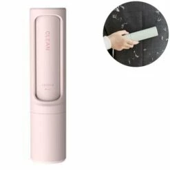 LONGZIMING Brosse Anti-peluches Portable Pour Animaux De Compagnie, Réutilisable Pour Les Vêtements, Les Poils D'animaux, Le Duvet, La Poussière, Les Meubles Et Plus Encore Brosse Anti-peluches De Voyage Avec Tête Pivotante, Rose