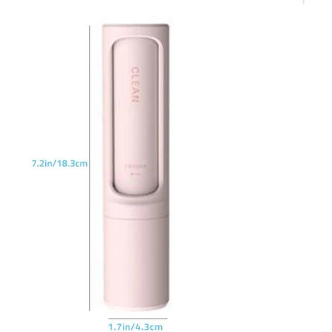 LONGZIMING Brosse Anti-peluches Portable Pour Animaux De Compagnie, Réutilisable Pour Les Vêtements, Les Poils D'animaux, Le Duvet, La Poussière, Les Meubles Et Plus Encore Brosse Anti-peluches De Voyage Avec Tête Pivotante, Rose â Image 5