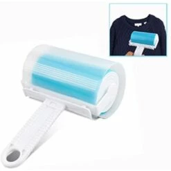 GUAZHUNIFR Rouleaux Brosse Adhésive, Peluches Rouleau Lavable Et Réutilisable Pour Brosse Adhésive Pour Poils D'animaux (Bleu) Guazhuni
