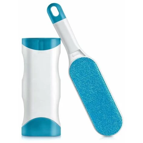 Brosse Anti Poils Animaux Chat & Chien - Brosse De Nettoyage Magique Réutilisable Enlève Poils - Brosse Poil Animaux Magique Chien & Chat De Nettoyage(vêtements/canapé/Voiture/lit), Bleu Irisfr