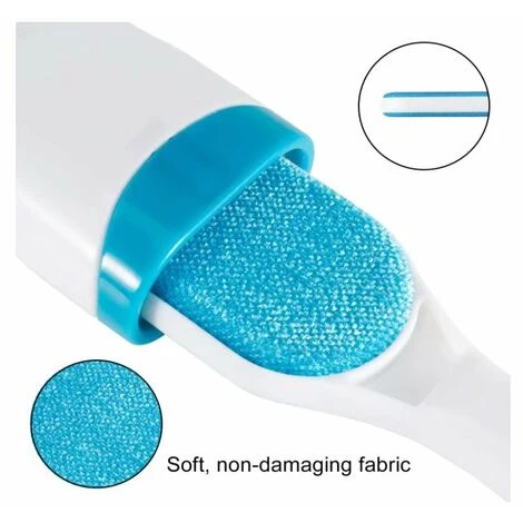 Brosse Anti Poils Animaux Chat & Chien - Brosse De Nettoyage Magique Réutilisable Enlève Poils - Brosse Poil Animaux Magique Chien & Chat De Nettoyage(vêtements/canapé/Voiture/lit), Bleu Irisfr â Image 2