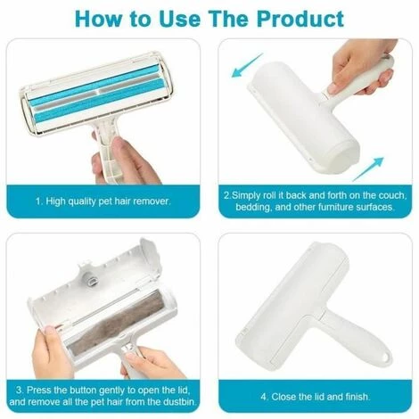 Brosse Anti Poils Animaux Chat Chien En 195x75x207mm FUIENKO – Image 3