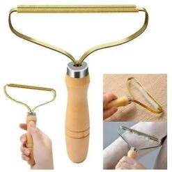 ILOVEMILAN Portable Lint Remover Fur Clothes Fuzz Trimmer Handle Manual Roller Tool