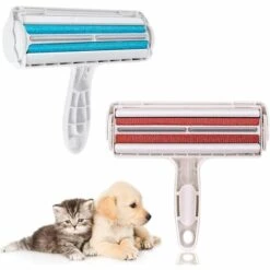 BARES Brosse D'épilation Pour Animaux De Compagnie, 2 Pièces Brosse D'épilation Pour Chat Et Chien, Rouleau De Poils D'animaux, Brosse De Nettoyage Magique Réutilisable Pour Coussin, Canapé, Voiture, Lit