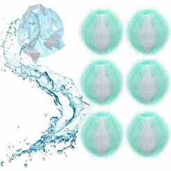 ZHUOXUAN Anti Poil Machine à Laver,Attrape Poils Machine à Laver,Boule Anti Poil,Boules De Lavage Machine à Laver,Enlever Les Poils D'animaux Et Les Peluches