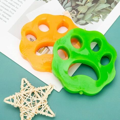 TANABATA Vêtements Épilateur Pour Machine à Laver,8PCS Poils Animaux Nettoyage Outil,RéUtilisable Boule Anti Poil/Boule De Lavage Pour Poils D'animaux Domestiques,pour Machine à Laver, VêTements,Literie – Image 3