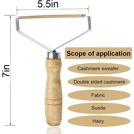 MODOU HongCouteau D'épilation à Vêtements,Rasoir Bouloche,Brosse Anti Poil,Rasoir Anti Bouloche – Image 2