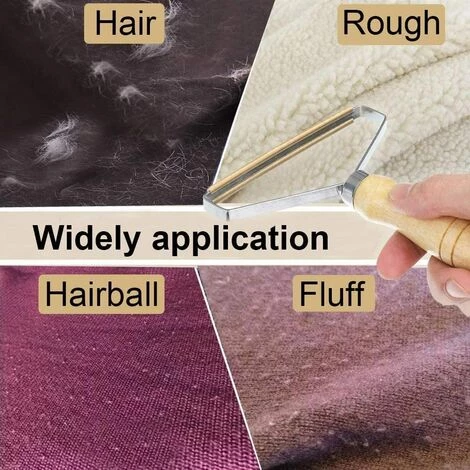 MODOU HongCouteau D'épilation à Vêtements,Rasoir Bouloche,Brosse Anti Poil,Rasoir Anti Bouloche – Image 3