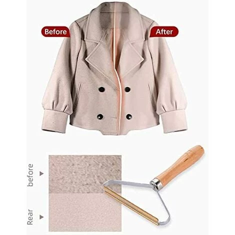 MODOU HongCouteau D'épilation à Vêtements,Rasoir Bouloche,Brosse Anti Poil,Rasoir Anti Bouloche – Image 4