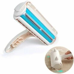 Ensoleillé Brosse Anti Poils Animaux,Brosse Ramasse Et Enlève Poils,Brosse De Nettoyage Magique Réutilisable Pour Chien, Chat, Vêtements, Coussin, Canapé, Voiture, Lit