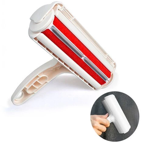 Kueatily Brosse Anti Poils Animaux,Brosse Ramasse Et Enlève Poils,Brosse De Nettoyage Magique Réutilisable Pour Chien, Chat, Vêtements, Coussin, Canapé, Voiture, Lit