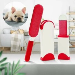 Ensoleillé Démaquillant Pour Animaux De Compagnie, Brosse à Peluches Réutilisables Pour Chien De Chat, Débarcliseur De Peluches De Fourrure Auto-nettoyant Pour Tapis, Literie, Canapé Et Plussporteur De Canapé De Siège De Voiture
