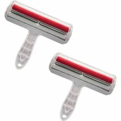 EINEMGELD Lots DE 2 BROSSES Anti Poils Animaux Chat, Chien Enlève Poils Poussière Sur (vêtements Porté,Tapis,canapé,Siege Voiture) économique Et Réutilisable Sans Rouleaux Adhésif
