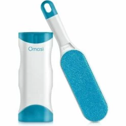 EINEMGELD Brosse Anti Poils Animaux Chat & Chien - Brosse De Nettoyage Magique Réutilisable Enlève Poils - Brosse Poil Animaux Magique Chien & Chat De Nettoyage(vêtements/canapé/Voiture/lit), Bleu