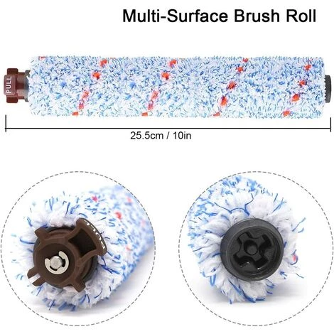 EINEMGELD 2306 Rouleau De Brosse Pour Animaux De Compagnie 1868 Rouleau De Brosse Multi-Surface 1866 Filtre Sous Vide Pour Remplacement Bissell Crosswave, Avec 1 Brosse De Nettoyage – Image 3