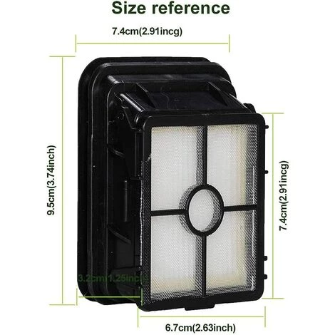 EINEMGELD Lot De 7 Rouleaux De Brosse Et Filtres à Vide Pour Animaux Domestiques Multi-surfaces Compatibles Avec Les Aspirateurs Bissell CrossWave (lot De 3 Rouleaux De Brosse Et 3 Filtres) 商品名称 – Image 4