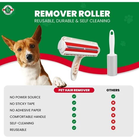 EINEMGELD Brosse à Peluches, Rouleau à Peluches Pour Animaux De Compagnie, épilateur Pour Animaux De Compagnie, épilateur Réutilisable Pour Animaux De Compagnie – Image 3