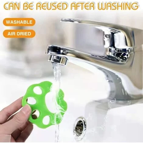 BENOBBY KIDS Vêtements Épilateur Pour Machine à Laver RéUtilisable Boule Anti Poil/Boule De Lavage, Anti Poils Animaux, Pour Nettoyer Les Poils D'animaux Des Vêtements Et De La Literie – Image 5