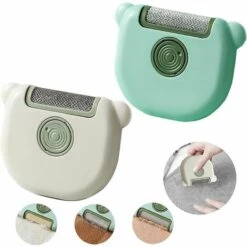 FONTAINEBLEAU Brosse Anti Poils Animaux, Brosse Anti Poil, Dissolvant De Peluches De Vêtements Avec Surfaces De Brosse Commutables, Rasoirs Anti-Bouloches, Pour éliminer Fibres, Poils, Boules De Poils Fonepro 2Pcs