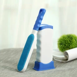 DENUOTOP Brosse Anti Poils Animaux Chien & Chat - Brosse De Nettoyage Magique Réutilisable Enlève Poils - Brosse Poil Animaux Magique Chien & Chat De Nettoyage(Canapé, Vêtements, Voiture, Lit) Bleu