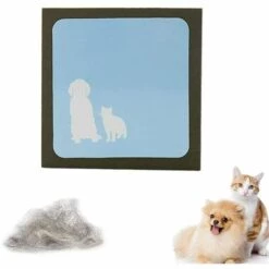 AIDUCHO Brosse De Nettoyage Animaux Poils,Anti Poils Animaux Chat Chien,Réutilisable Brosse Anti Poils Animaux,Nettoyant Pour Poils De Chat,pour La Fourrure D'animal Familier De Tapis,Voiture,Canapé
