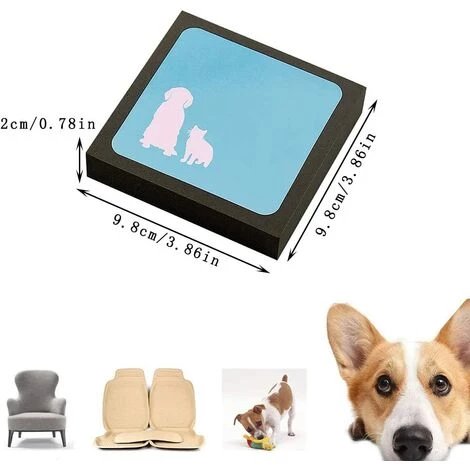 AIDUCHO Brosse De Nettoyage Animaux Poils,Anti Poils Animaux Chat Chien,Réutilisable Brosse Anti Poils Animaux,Nettoyant Pour Poils De Chat,pour La Fourrure D'animal Familier De Tapis,Voiture,Canapé – Image 2