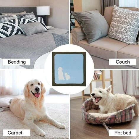 AIDUCHO Brosse De Nettoyage Animaux Poils,Anti Poils Animaux Chat Chien,Réutilisable Brosse Anti Poils Animaux,Nettoyant Pour Poils De Chat,pour La Fourrure D'animal Familier De Tapis,Voiture,Canapé – Image 5