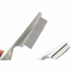 Peigne - Déméloir,Peigne De Nettoyage Anti-Puces Pour Animaux De Compagnie,Brosse Anti-Puces Pour Chien,Peigne À - 14Cm FUIENKO