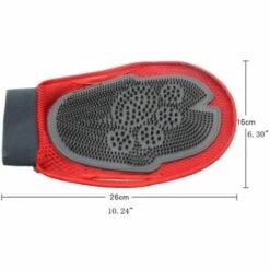 Peigne-Gant De Toilettage Pour Animaux De Compagnie,Brosse À Poils De Chien,Peigne Pour Le Nettoyage Des - Red FUIENKO