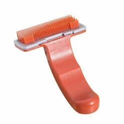 Peigne - Déméloir,Brosse Nettoyante Pour Chat,Peigne Pour Chien,Pour Toilettage,Produits De Beauté,Autonettoyante- Rouge FUIENKO
