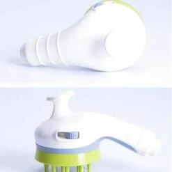 Pommeau De Douche,3 Couleurs Tête De Douche Pour Animaux De Compagnie Brosse De Bain Chiens Chats Peigne De Douche -White FUIENKO