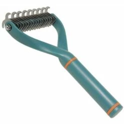 Peigne - Déméloir,Brosse Double Face Pour Chiens,Peigne Pour Éliminer Les Poils,Tapis Et Emmêlement,La Meilleure - White FUIENKO