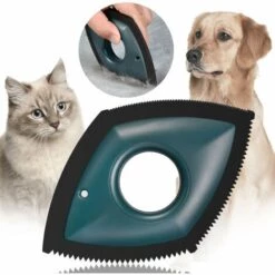 STARLIGHT Brosse Anti Poil Animaux,SL.GT Enleve Poil Animaux Chat Chien,Mini Epilateur De Poils D'animaux,Ramasse-Poils Pour Poils D’Animaux(vert Foncé)
