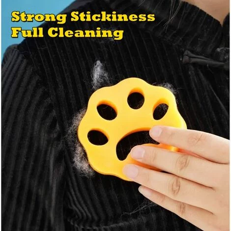 SLBRILLèRE Anti Poil Machine à Laver E Ramasse Poils Animaux 6 PièCes éPilateur Pour Animaux,RéUtilisables éPilateurs à Poils D'animaux – Image 3