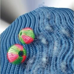 MEZHENG Boules De Nettoyage Anti-peluches Set De 6 - Set De 6, Polypropylène, 4 X 4 Cm, Vert