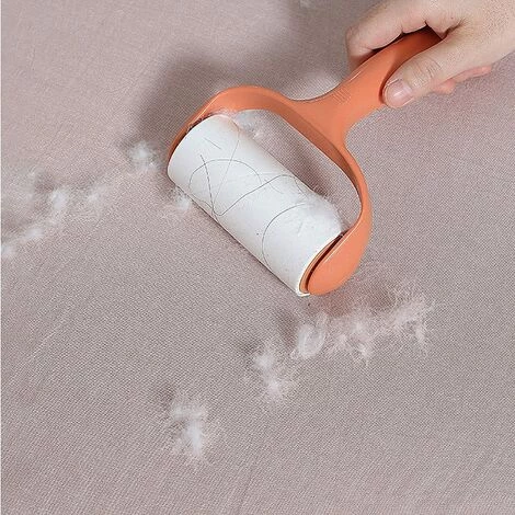 HEGUYEY Rouleau En Peluche Super Collant Éliminateur De Peluches Pour Animaux De Compagnie, Réutilisable, Haute Qualité, Enlève Les Poils D'animaux, Poussières Et Peluches Des Vêtements, Tissus Et Tapis – Image 4