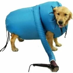 GroupM Bleu M Taille Chien Sèche-cheveux Chat Bain Boîte De Séchage Sac De Séchage Adapté Pour Les Voyages à La Plage