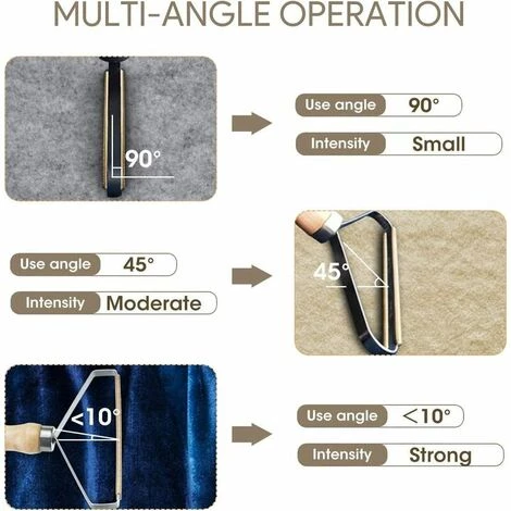 GroupM 3 Pièces Grattoir En Cuivre Pur Manteau D'épilation Portable Pull Brosse D'épilation Manuelle â Image 2