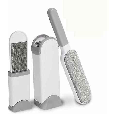 DECKON Brosse Pour épiler Les Poils D'animaux Domestiques, Outil D'épilation Pour Enlever La Fourrure De Chien Et De Chat, Double Face, Lot De 2