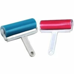 LTS FAFA Lot De 2 Rouleaux Anti-peluches Réutilisables Et Lavables, épilateur Collant Pour Vêtements, Poils D'animaux, Sièges D'auto.