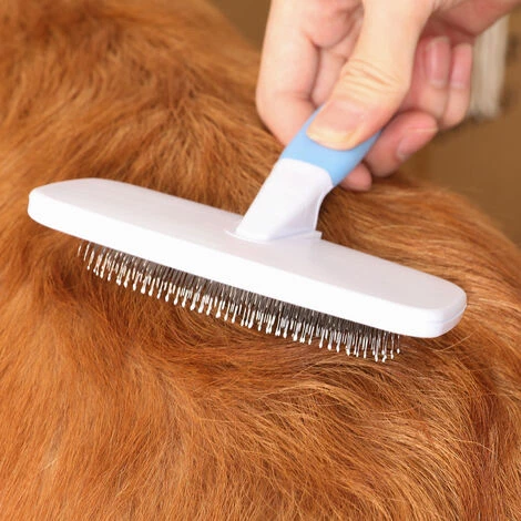 RHAFAYRE Brosse Chien Brosse Chat, Peigne Déméloir Chien Professionnel Et Brosse Chien Poil Long, Râteau De Toilettage Pour Chien Et Chat Réduit Efficacement La Perte De Cheveux Jusqu'à 95% â Image 2